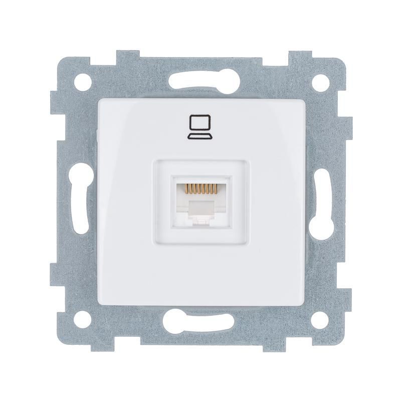 розетка компьютерная 1-м мария рк1-455 rj45 кат.5e механизм бел. кунцево 110022 от BTSprom.by
