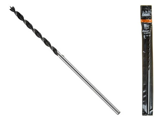 сверло по дереву  6х145х300 ц/х gepard gp0421-06 от BTSprom.by