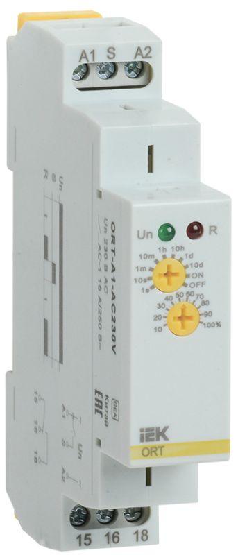 реле задержки включения ort 1 контакт 230в ac iek ort-a1-ac230v от BTSprom.by
