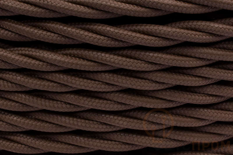 Провод ретро 3х1.5 матов. корич. (уп.20м) Bironi B1-434-72-20 фото в каталоге от BTSprom.by  Провод ретро 3х1.5 матов. корич. (уп.20м) Bironi B1-434-72-20 фото в каталоге от BTSprom.by