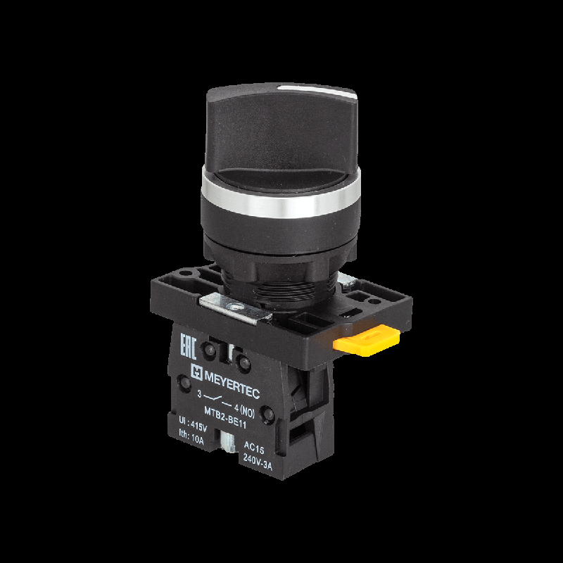 переключатель на 2 положения с возвратом короткая ручка 1no ip54 пластик mtb2-edz114 овен 139425 от BTSprom.by