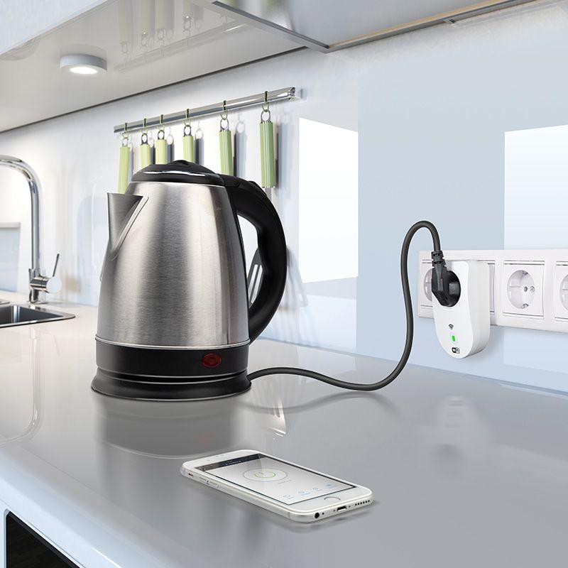  Розетка умная 10А Wi-Fi дистанцион. управл. бытовыми приборами Rexant 11-6008 фото в каталоге от BTSprom.by