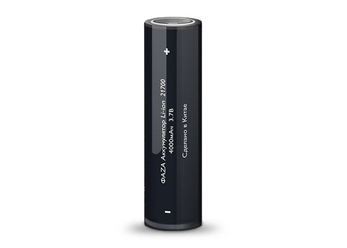 аккумулятор 21700 3.7в li-ion 4000ма.ч без платы защиты фаzа 5041806 от BTSprom.by