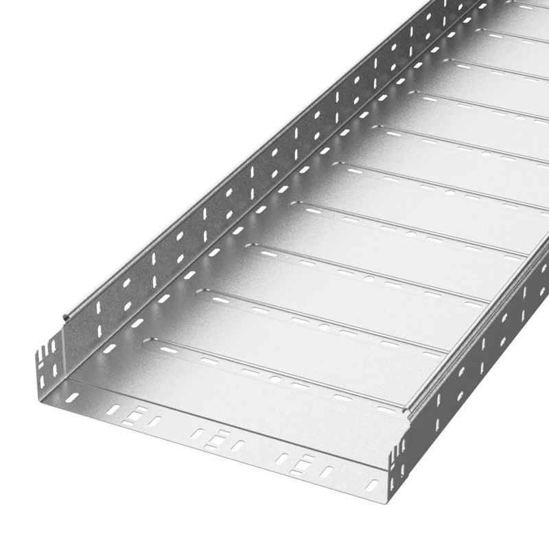 Лоток листовой перфорир. 400х80 L3000 сталь 1мм Профи Промрукав PR16.4719 от BTSprom.by