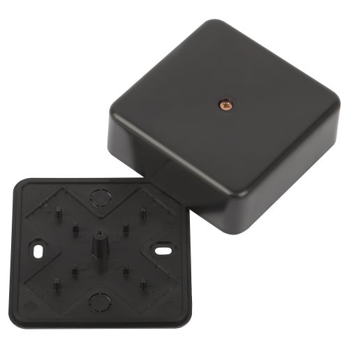  Коробка распаячная 75х75х28мм без клеммы IP40 черн. BS-B-75-75-28 Эра Б0061809 фото в каталоге от BTSprom.by