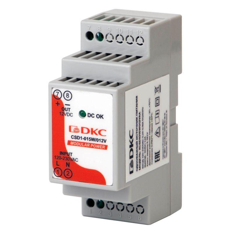 источник питания modular power 1ф 15вт 1.2а 12в dkc xcsd1015w012vaa от BTSprom.by