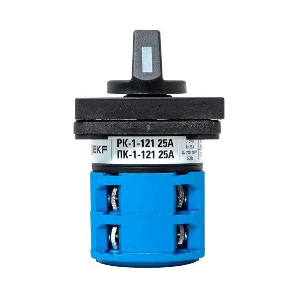  Переключатель кулачковый ПК-1-121 1п 25А "0-1-2-3" EKF pk-1-121-25 фото в каталоге от BTSprom.by