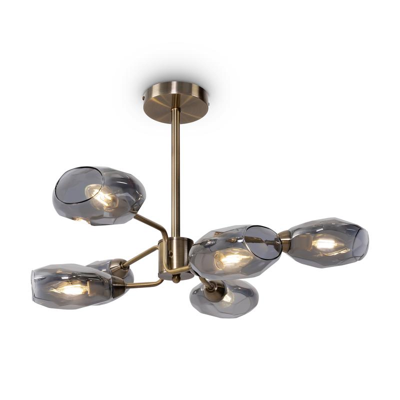  Светильник Ashy 40Вт E14х6 IP20 потолочн. Freya FR5327CL-06BZ фото в каталоге от BTSprom.by