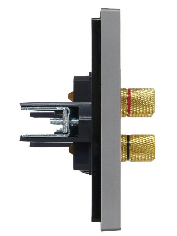  Аудиорозетка 4-м FORTE&PIANO FP539 сталь IEK FP-S40-K46 фото в каталоге от BTSprom.by