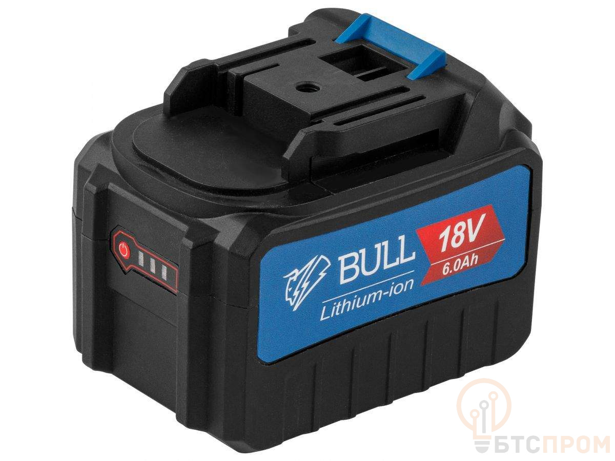  Аккумулятор BULL AK 6001 18.0 В, 6.0 А/ч, Li-Ion (18 В, 6 А*ч,  Li-ion) фото в каталоге от BTSprom.by