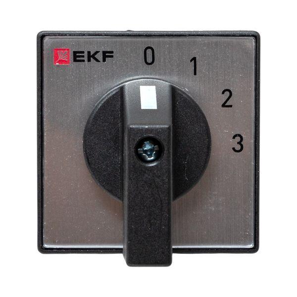  Переключатель кулачковый ПК-1-121 1п 10А "0-1-2-3" EKF pk-1-121-10 фото в каталоге от BTSprom.by