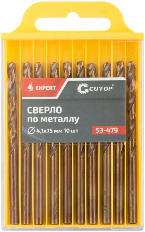  Сверло по металлу EXPERT 4.1х75мм (уп.10шт) Cutop 53-479 фото в каталоге от BTSprom.by