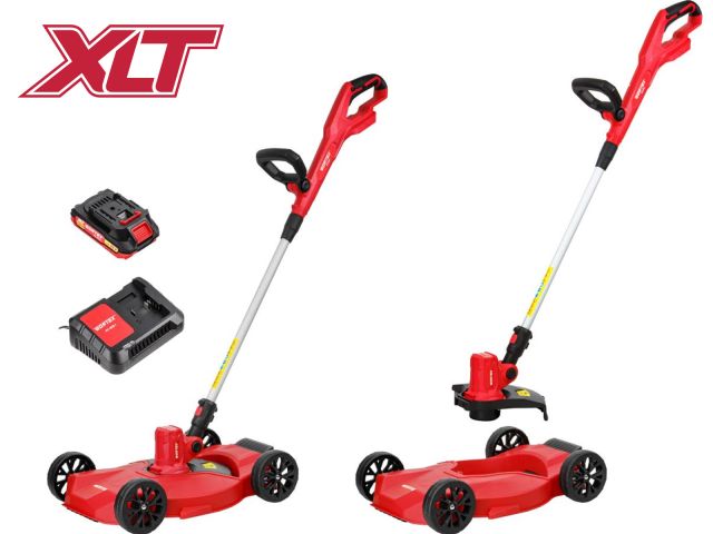 триммер аккум. wortex tb 2818 all1 xlt set 18в, шир.скаш.300 мм, авт.подача лески, леска 1.6 мм (2 ач акб и зу, с тележкой, поворотная голова, поворотная телескоп.штанга) 1334833 от BTSprom.by