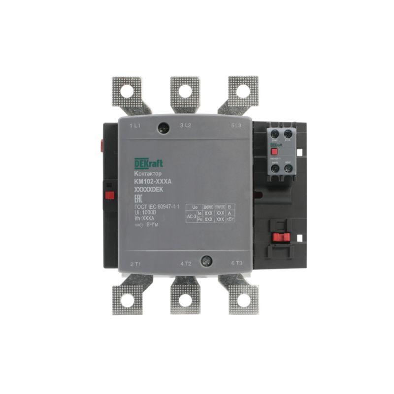 контактор 225а 380в ас ас3 ас4 1но+1нз км-102 dekraft 21956dek от BTSprom.by