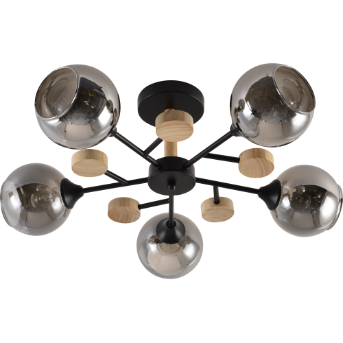  Люстра Elouisa 9181-305 60Вт 5хE27 модерн Rivoli Б0068416 фото в каталоге от BTSprom.by