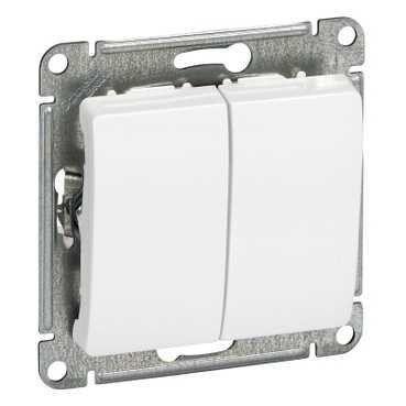 выключатель 2-кл. сп glossa 10а ip20 (сх. 5) 10ax механизм бел. se gsl000151 от BTSprom.by