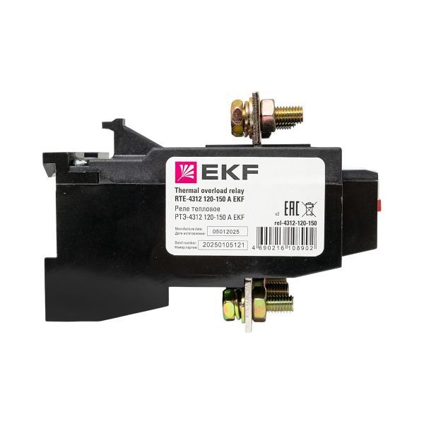  Реле тепловое РТЭ-4312 120-150А PROxima EKF rel-4312-120-150 фото в каталоге от BTSprom.by