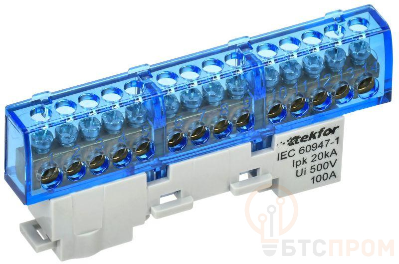 Шина TEKFOR N "ноль" неизол. на универс. держ. 6х9-14-С IEK TF-NN10-14-DL-K07 фото в каталоге от BTSprom.by  Шина TEKFOR N "ноль" неизол. на универс. держ. 6х9-14-С IEK TF-NN10-14-DL-K07 фото в каталоге от BTSprom.by