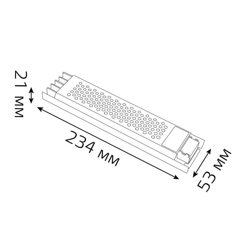  Блок питания для светодиодной ленты Black 150Вт 12В IP20 (драйвер) GAUSS 202001150 фото в каталоге от BTSprom.by