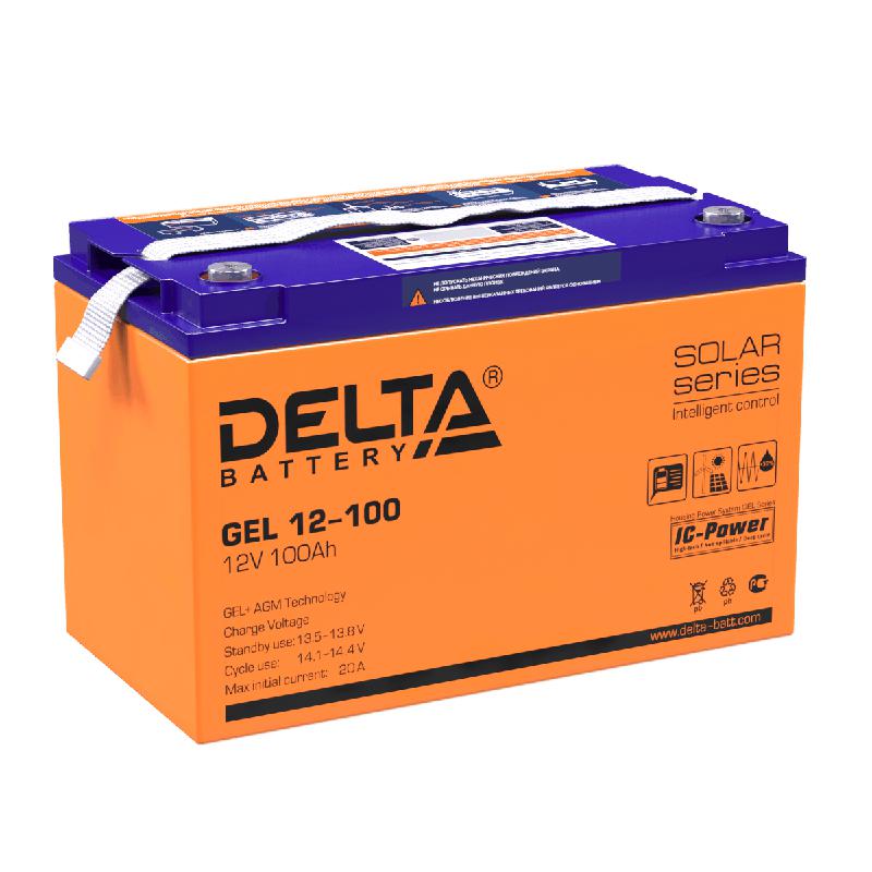 аккумулятор gel 12в 100а.ч gel 12-100 delta 4614010140001 от BTSprom.by