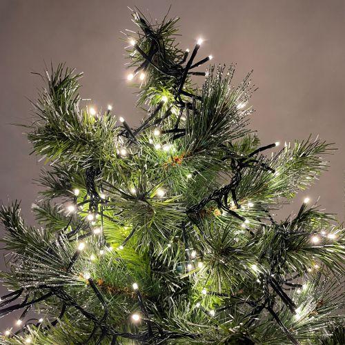  Гирлянда светодиодная "Нить Мишура" 3.9м 200LED 220В IP20 зел. провод тепл. свет ЭРА Б0047970 фото в каталоге от BTSprom.by