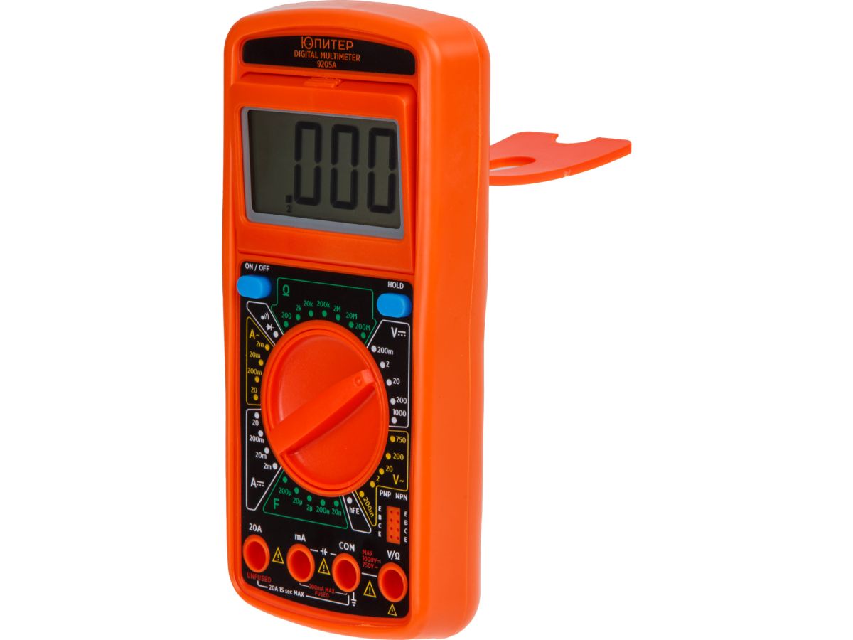  Мультиметр цифровой 9205A Юпитер (ЮПИТЕР) JP9109 фото в каталоге от BTSprom.by