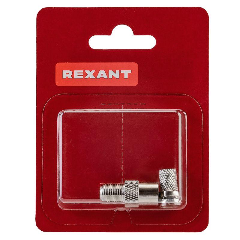  Набор разъемов антенных ТВ №7 (1 переходник гнездо F - штекер TV; 1 F-разъем RG-6) Rexant 06-0035-A фото в каталоге от BTSprom.by