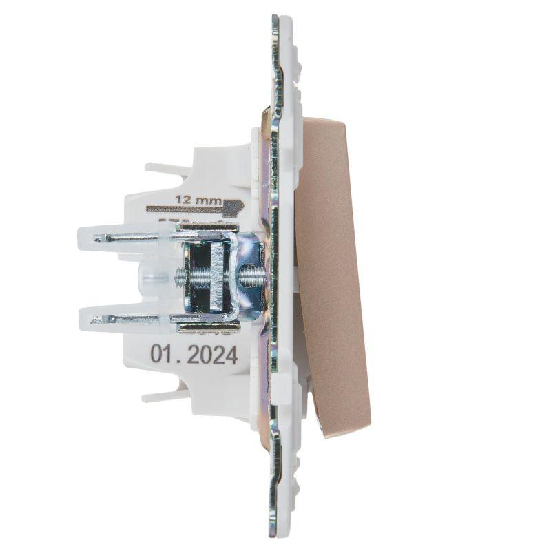  Выключатель 1-кл. SKANDY 10А SK-V07Sa с индикацией песочн. IEK SK-V10-1-10-K98 фото в каталоге от BTSprom.by