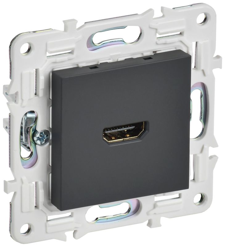 розетка hdmi skandy sk-h01g графит iek sk-h10-k53 от BTSprom.by