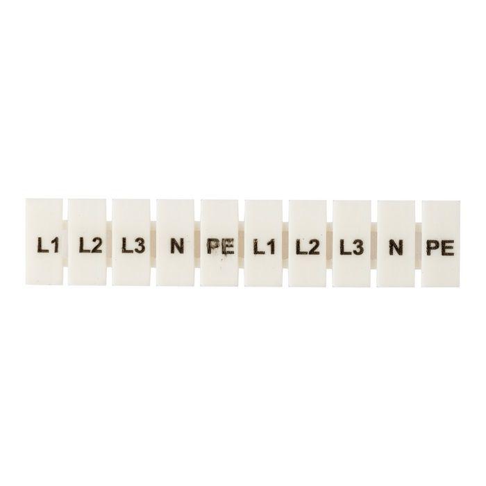 маркеры для ut/st/push-in 2.5 с символами "l1. l2. l3. n. pe" (уп.100шт) ekf zb-st-2.5-l-1-3 от BTSprom.by
