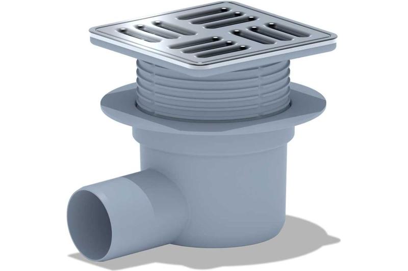 трап горизонтальный регулируемый с сухим затвором решетка нерж. сталь вк пп 150/150х50 ани tq5612 сер. rtp 11417 от BTSprom.by