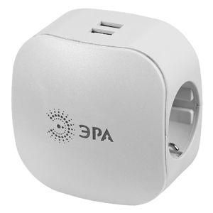 разветвитель 3-м с заземл. 16а ip20 sp-3e-usb-2a 220в + 2хusb 2000ма защ. шторки бел. эра б0015243 от BTSprom.by