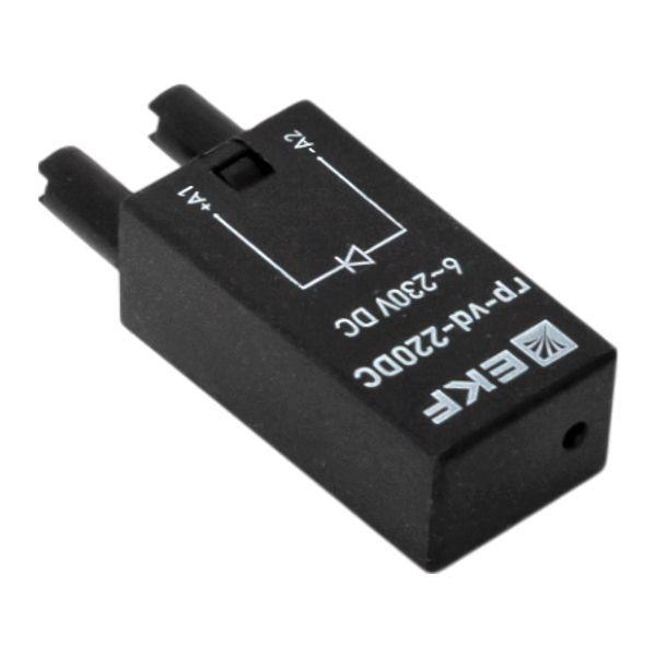  Модуль защитный диодный 6-220В DC для промежуточных реле RP AVERES EKF rp-vd-220DC фото в каталоге от BTSprom.by