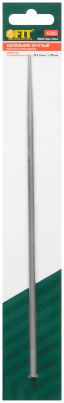  Напильник для заточки цепей бензопил круглый 200х4.8мм FIT 42803 фото в каталоге от BTSprom.by
