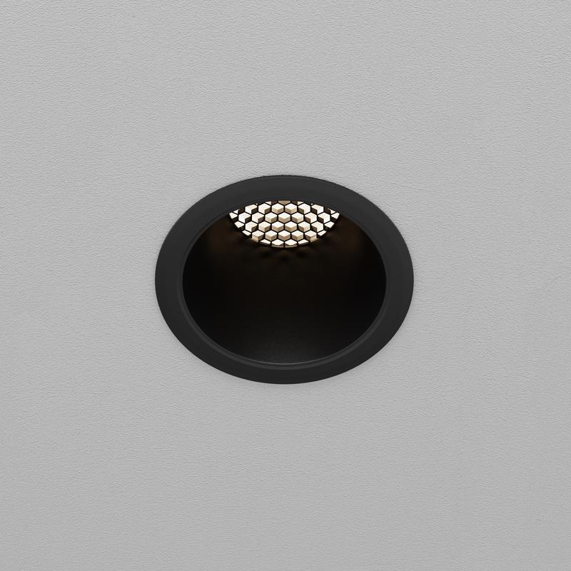  Светильник Dip 10Вт 4000К 50град. встраив. Maytoni DL116-10W-4K-B фото в каталоге от BTSprom.by