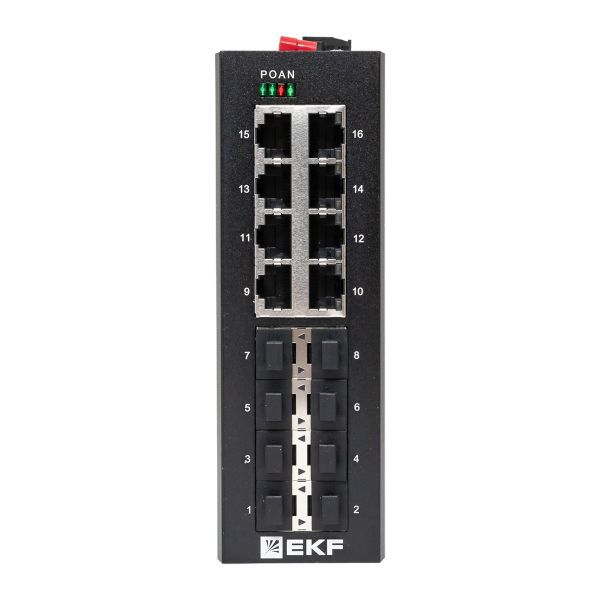  Коммутатор неуправляемый промышленный U-8GX/SFP-8GT 8 портов 1000Base-X SFP 8 портов 10/100/1000Base-T(X) RJ45 монтаж на DIN-рейку TSX EKF TSX-U-8GX/SFP-8GT фото в каталоге от BTSprom.by