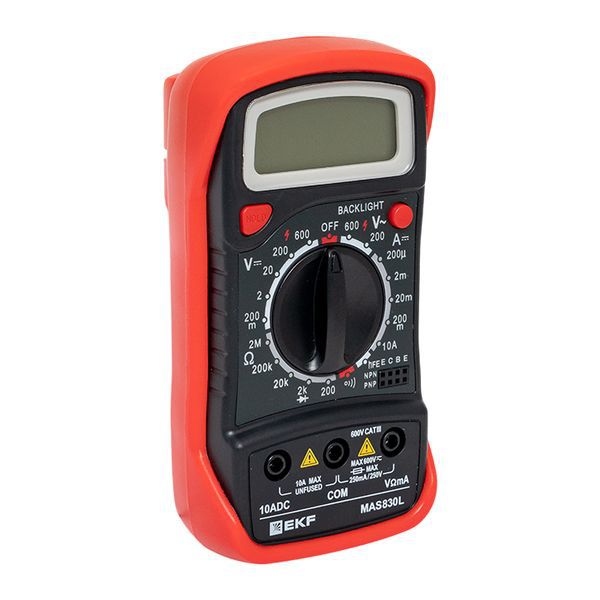 мультиметр цифровой mas830l master ekf in-180701-pm830l от BTSprom.by