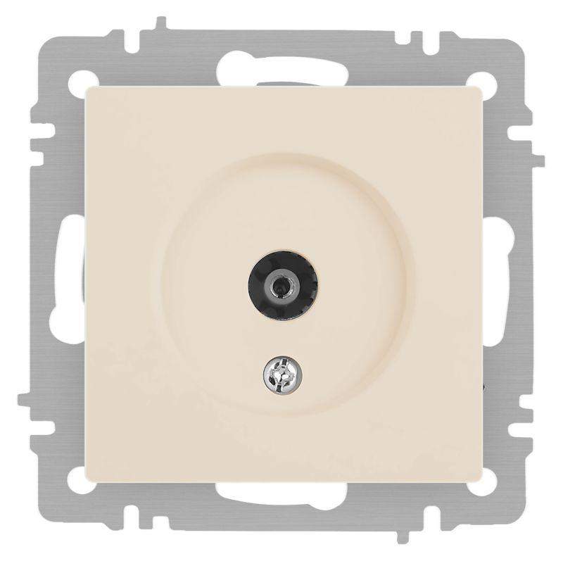 розетка телевизионная одиночная tv сп accent 6-301-02 ip20 сл. кость intro б0063605 от BTSprom.by
