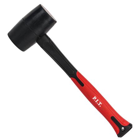 киянка резиновая advance hhaf03-r016 (450/676 г 56мм черная фибергласовая рукоятка) p.i.t. hhaf03-r016 от BTSprom.by