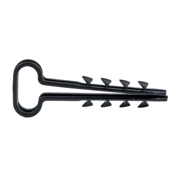  Дюбель-хомут d6х14мм для плоского кабеля черный (уп.100шт) PROxima EKF plc-cd1-6x14b фото в каталоге от BTSprom.by