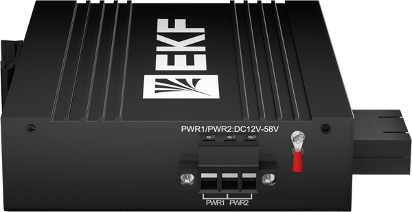  Медиаконвертер 10/100/1000Base-TX в 1000Base-X разъем SC двойн. одномодовое оптоволокно 1550нм TSX EKF TSX-MC1-1GX1GT-SC фото в каталоге от BTSprom.by