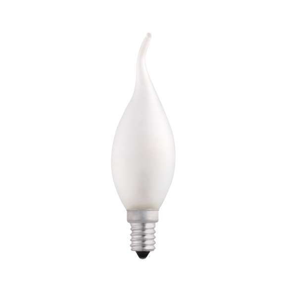 лампа накаливания ct35 40w e14 frosted "свеча на ветру" jazzway 3321475 от BTSprom.by
