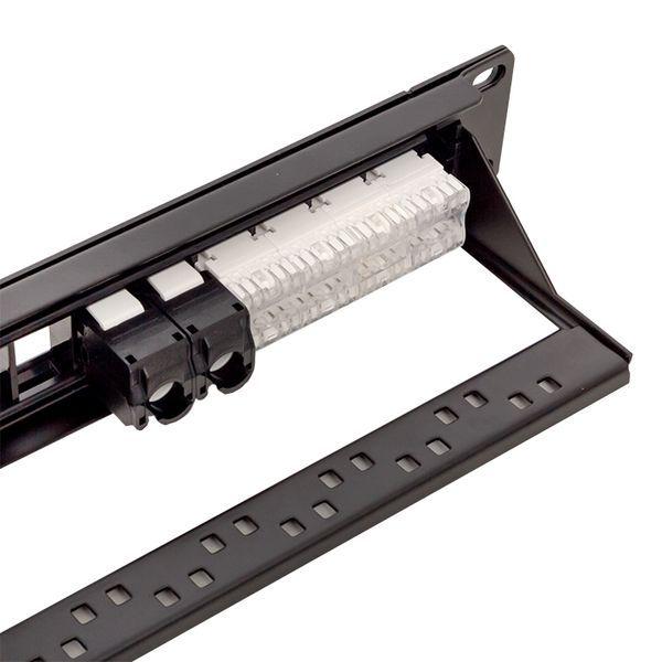  Патч-панель модульная 19дюйм 1U неэкранированная 24 порта с органайзером (пустая) TERACOM PRO EKF TRP-MODP-UTP-1U24 фото в каталоге от BTSprom.by