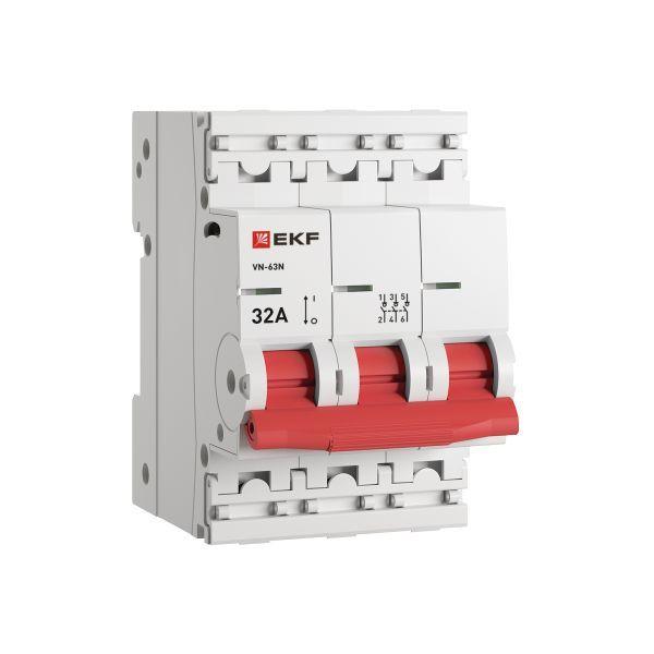 выключатель нагрузки 3п 32а вн-63n proxima ekf s63332 от BTSprom.by