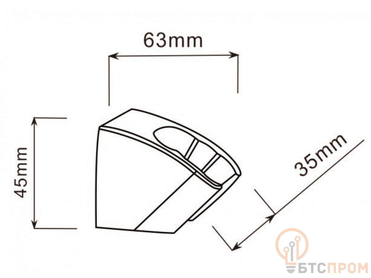  Держатель для душевой лейки A5-008, a-five фото в каталоге от BTSprom.by