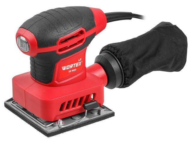 виброшлифмашина wortex lx ss 1020 в кор. 240 вт, 100х110 мм, 14000 кол/мин (крепление на липучке/скобах, 1.3 кг) 1334426 от BTSprom.by
