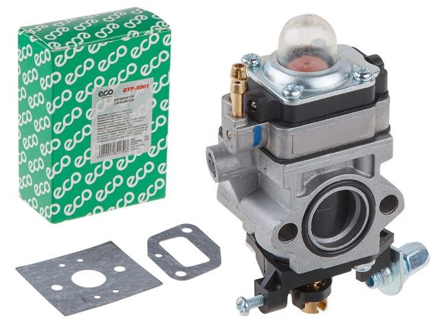 карбюратор eco gtp-x001 (для мотокос 42-52 см3) (43 / 52 см3) gtp-x001 от BTSprom.by