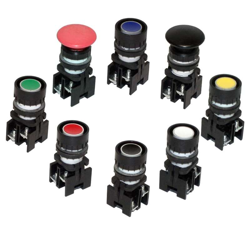 выключатель кнопочный вк 43-21-21130-54 ухл2 черн. кашин 180211300вч000000000 от BTSprom.by