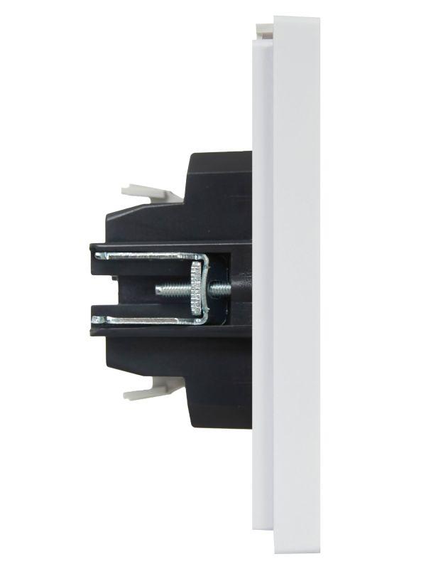  Выключатель 1-кл. СП FORTE&PIANO 10А FP202 с индикацией бел. IEK FP-V10-1-10-1-K01 фото в каталоге от BTSprom.by