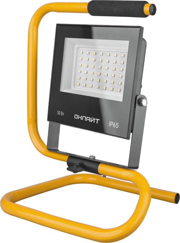 прожектор светодиодный переносной 61 996 ofl-01-50-4k-gr-ip65-led-prl 50вт 4000к ip65 4250лм онлайт 61996 от BTSprom.by